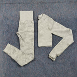 Camouflage Three-piece Workout Set