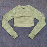 Camouflage Three-piece Workout Set