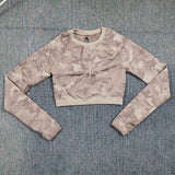 Camouflage Three-piece Workout Set