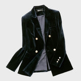 Two Piece Velvety Bell-bottom Suits