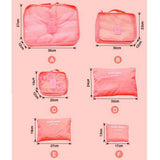 6pcs Waterproof Travel Pouches