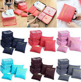 6pcs Waterproof Travel Pouches
