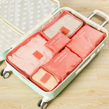 6pcs Waterproof Travel Pouches