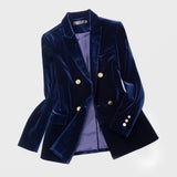 Two Piece Velvety Bell-bottom Suits