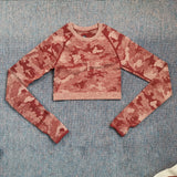 Camouflage Three-piece Workout Set