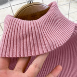 Elegant Turtleneck Knit Bodycon Dress