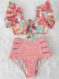Abyssinian Ruffled Hem Bikini
