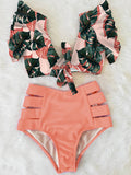 Abyssinian Ruffled Hem Bikini