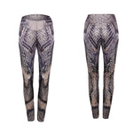 Push Up Leggings shiny Women Polyester Ankle-Length high waist sexy leggings Snake Skin Printing Breathable fitness legging