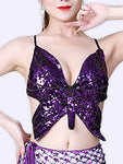 Butterfly Ragdoll Sequin Crop Top