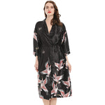 Long Kimono Satin Sleepwear