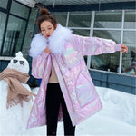 Fashion Holographic Duck Down Coat