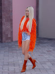 Warm Faux Fur Tassel Pullover