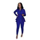 Two Piece Birman Peplum Suit