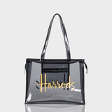 London Style Clear PVC Tote Bag