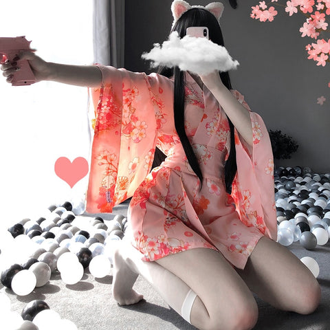 Japanese Kimono Sexy Cosplay