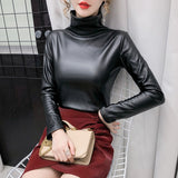 Turtleneck Long Sleeve Pullover Top