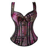 Zipper Side Corset with Cup