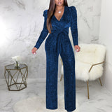 Elastic Kinkalow Glitter Jumpsuit