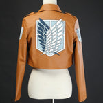 Attack on Titan Cosplay Feather Jacket