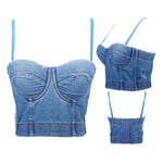 Denim Camisole Tank Top