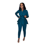 Two Piece Birman Peplum Suit