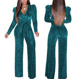 Elastic Kinkalow Glitter Jumpsuit