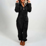 Hooded Warm Plush Bodysuit