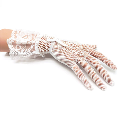 Sexy Print Lace Gloves