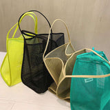 Ins Wind Transparent Mesh Shoulder Bag