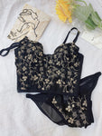 Embroidered Lace Underwear