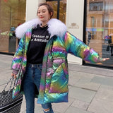 Fashion Holographic Duck Down Coat