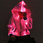 Luminous Led Light Zipper Hoodie