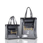 London Style Clear PVC Tote Bag