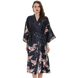 Long Kimono Satin Sleepwear