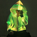 Luminous Led Light Zipper Hoodie