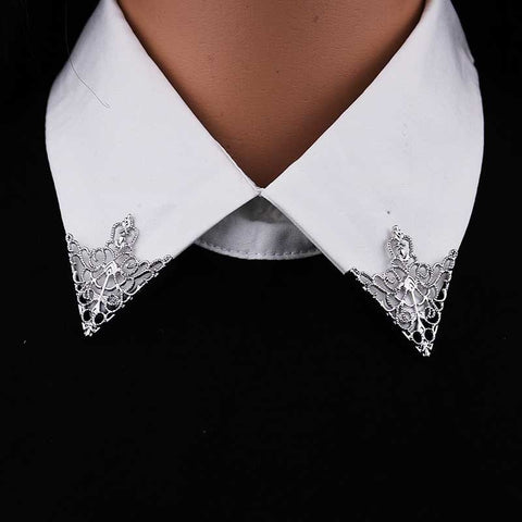 Vintage Triangle Shirt Collar Pin