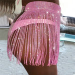 Sexy Rhinestone Sequins Bind Belt