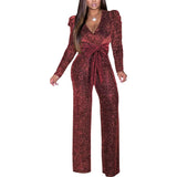 Elastic Kinkalow Glitter Jumpsuit