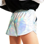 Shiny Metallic Hot Shorts