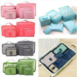 6pcs Waterproof Travel Pouches