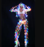 Multi-color LED lights Disco Costume