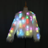 Faux Fur LED Coat