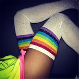 Bling Thigh High Over the Knee Socks