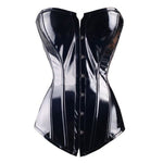 Sexy women PVC Overbust Corset