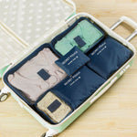 6pcs Waterproof Travel Pouches