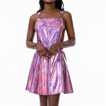 Glitter Laser Holographic A-Line Dress