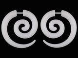 Acrylic Spiral Pixie-bob Wing Ear Taper