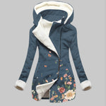 Fashion Velvet Women Cotton-padded Jacket