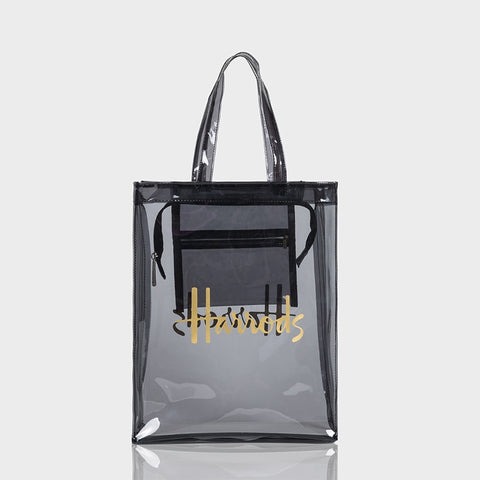 London Style Clear PVC Tote Bag